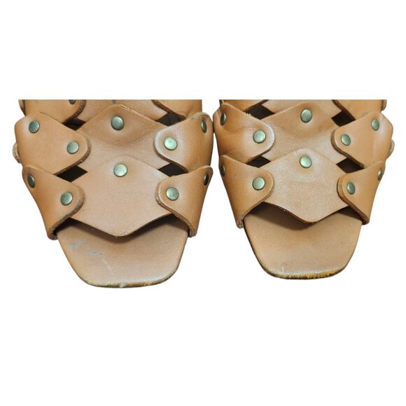 Rachel Comey Brown Leather Mules Size 7 - Picture 5 of 12